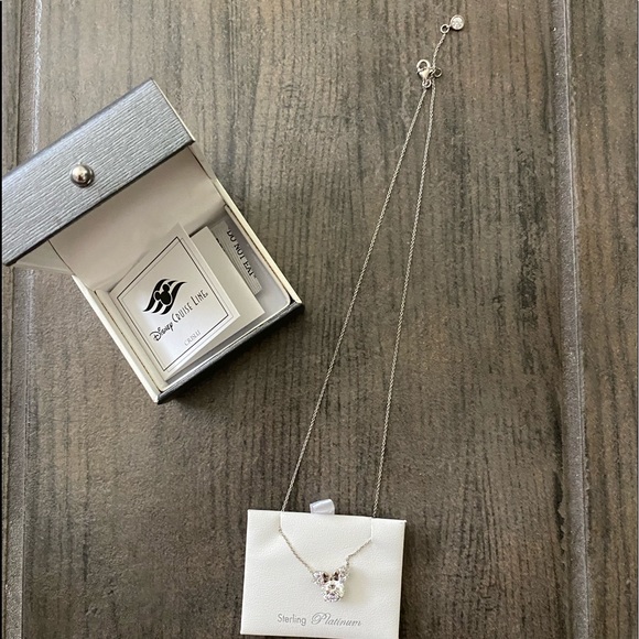 🆕 🐭 Disney Minnie Cubic Zirconium Necklace - Picture 5 of 6